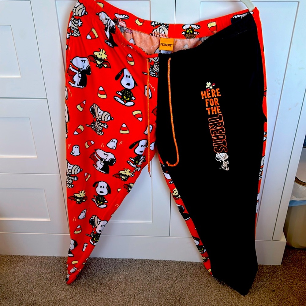 Snoopy Halloween pajama pants